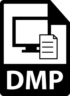 Dmp File Format Symbol Outline Icon Svg Set, Free Vectors File